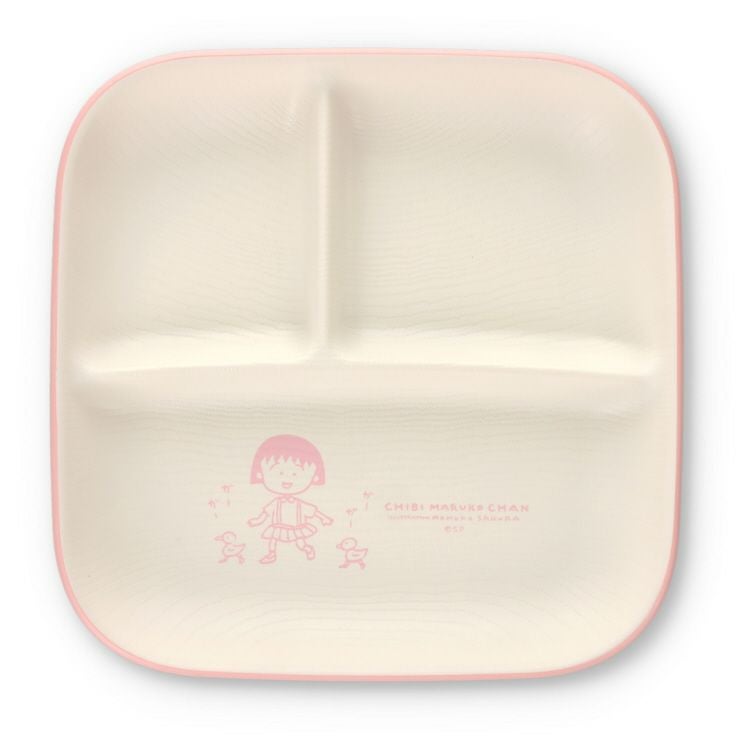 ちびまる子ちゃん】スクエアワンプレートLCBM-018 | まる子とコジコジ