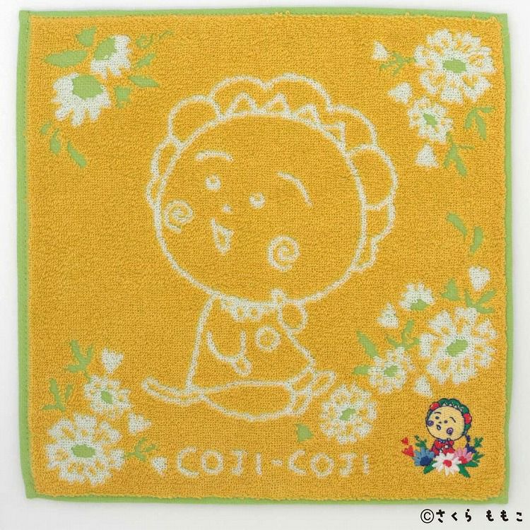 そま　ハンカチ コジコジ】タオルハンカチーフ（お花/OR）001720000202 | まる子と