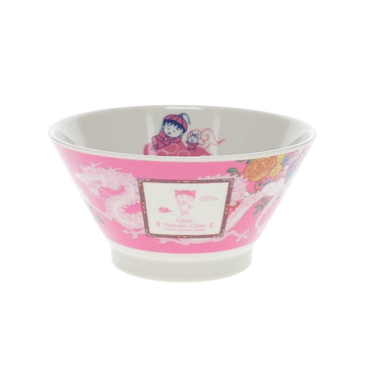 小丼（シノワズリ/ピンク）　ちびまる子ちゃん　中華食器　食器特集