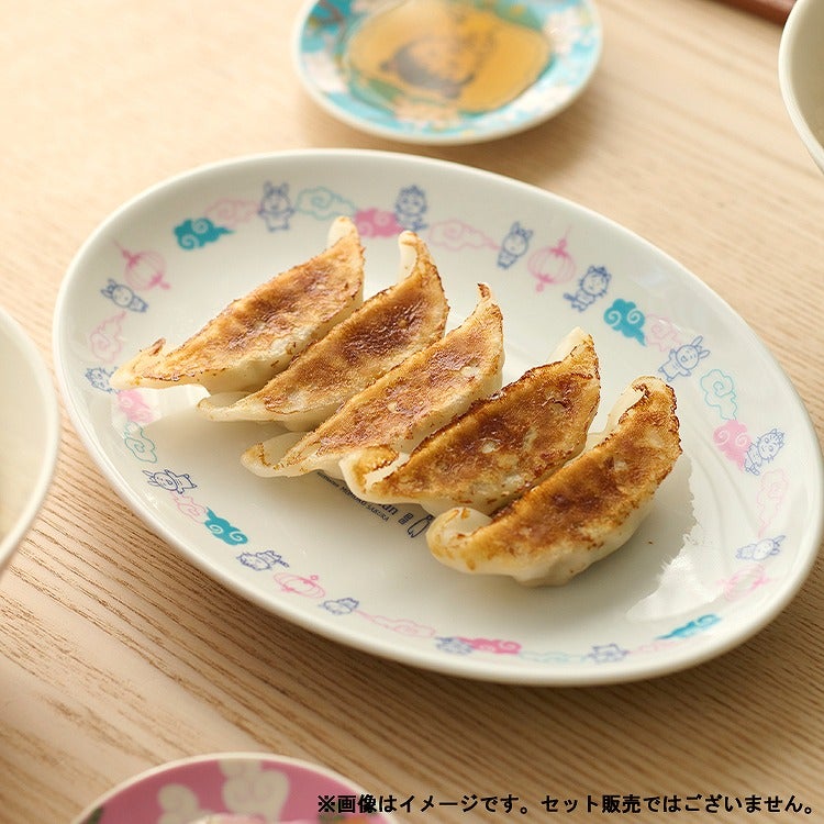 餃子皿（シノワズリ/雲文）　ちびまる子ちゃん　中華食器　食器特集
