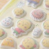 コジコジ　フロッキードロップステッカー　COJICOJI　ステーショナリー　ステッカー　シール　ぷくぷくシール　シール帳