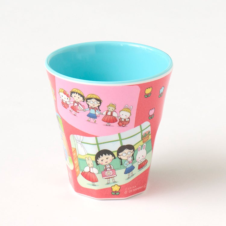 ちびまる子ちゃん×サンリオキャラクターズ メラミンタンブラー　コップ　グラス