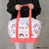 ちびまる子ちゃん×サンリオキャラクターズ 巾着式レジカゴ用保冷バッグ　レジ　スーパーかご