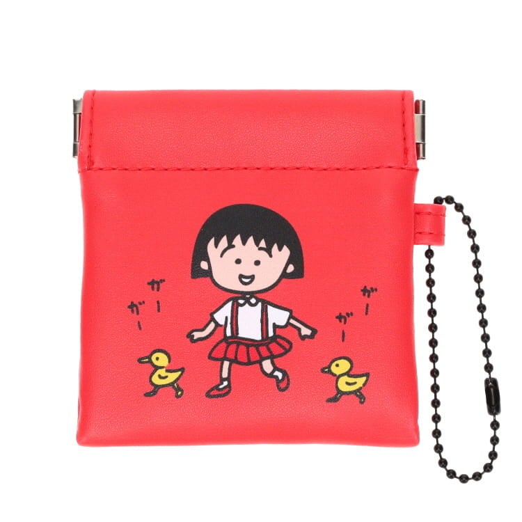 ちびまる子ちゃん　バネポーチ　小銭入れ　ガーガー　キーホルダー