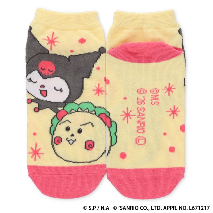 コジコジ×サンリオキャラクターズ キャラックス　クロミ　大人靴下