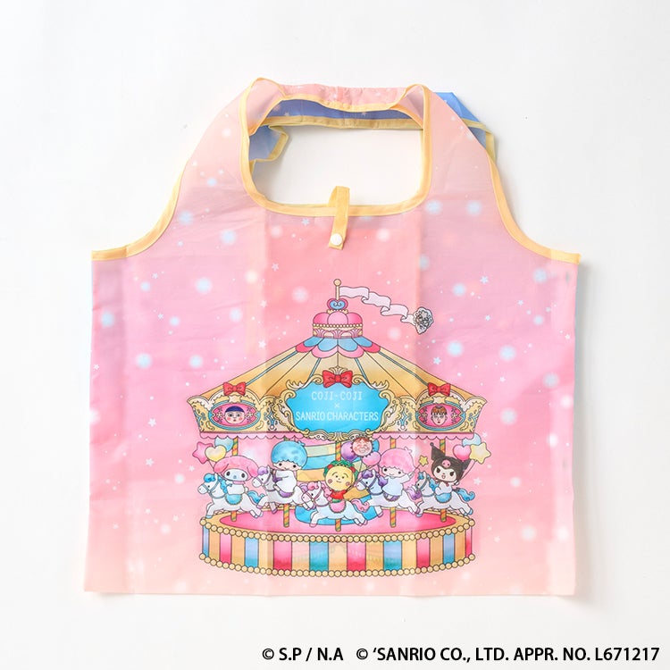 コジコジ×サンリオキャラクターズ ショッピングバッグ　メリー　エコバック　収納バック