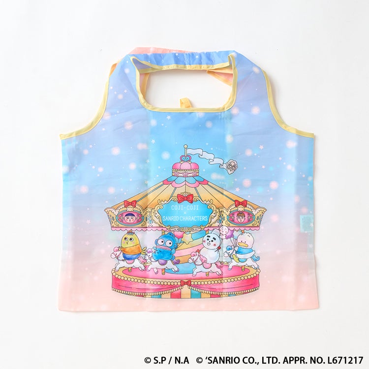 コジコジ×サンリオキャラクターズ ショッピングバッグ　メリー　エコバック　収納バック