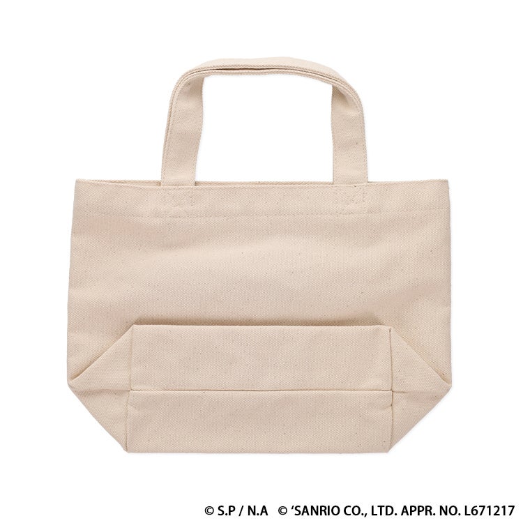 ちびまる子ちゃん×サンリオキャラクターズ マチ付きバッグ　キティちゃん　トートバック　お買い物バック