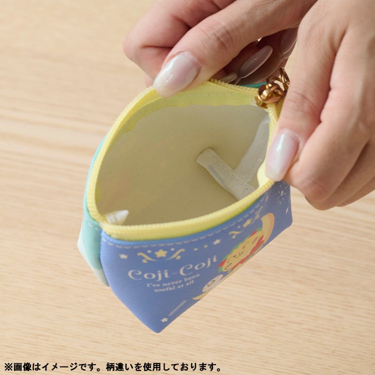 【コジコジ】三角ミニポーチ（ほしぞらさんぽ） 小物入れ　化粧ポーチ