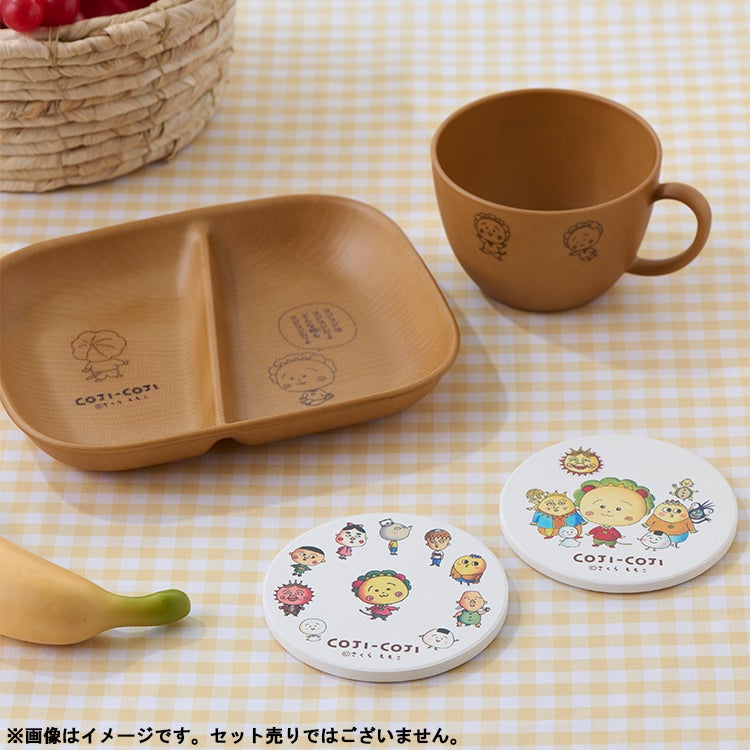 【コジコジ】スクエアワンプレート　木皿　朝食　パン　皿　食器