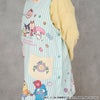 【コジコジ】コジコジ×サンリオキャラクターズ エプロン（グリーンストライプ） 保育士エプロン　割烹着