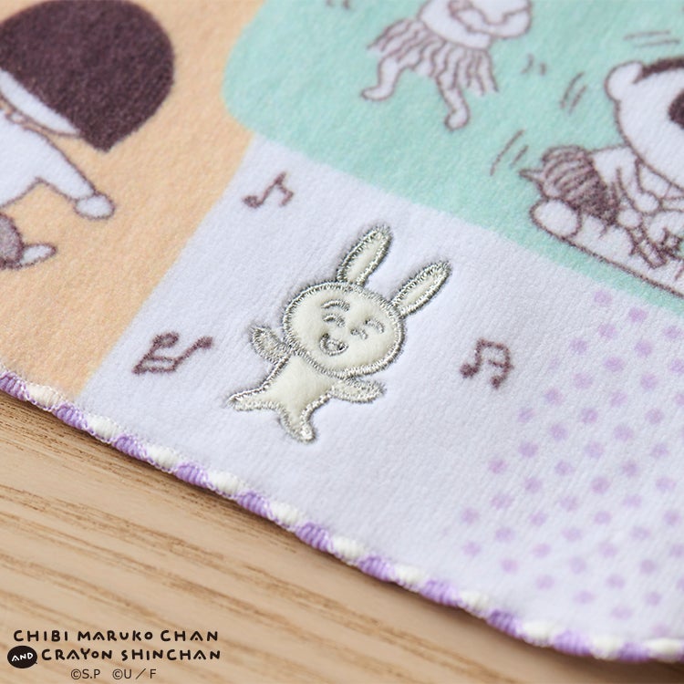 ちびまる子ちゃん×クレヨンしんちゃん プチタオル（ドンドコ）　コラボ