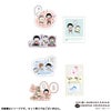 ちびまる子ちゃん×クレヨンしんちゃん クリアステッカー4枚セット　シール　人気のシール　ぷくぷく