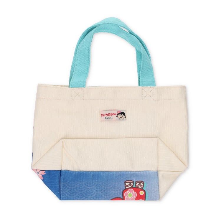 【ちびまる子ちゃん】ミニランチバッグ（富士山）　買い物バッグ　ポーチ　ポケット