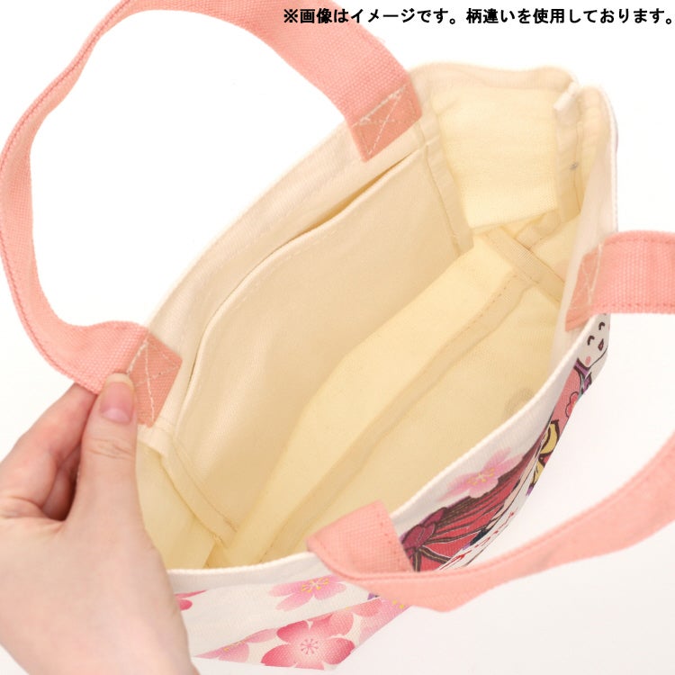 【ちびまる子ちゃん】ミニランチバッグ（富士山）　買い物バッグ　ポーチ　ポケット