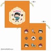 【ちびまる子ちゃん】巾着（エキゾチックまる子オレンジ）