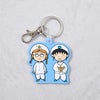 【ちびまる子ちゃん】ラバーキーホルダー（エキゾチック/まる子とたまちゃん）　小物　雑貨