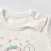 【コジコジ】COJI-COJI BABY ぷっくり 子供用Tシャツ（80サイズ）　白T　キッズT