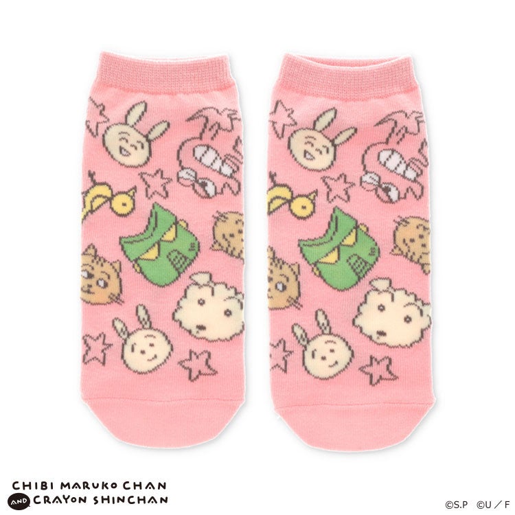 【ちびまる子ちゃん】ちびまる子ちゃん×クレヨンしんちゃん キャラックス（お気に入り/PK）　靴下　キャラクター