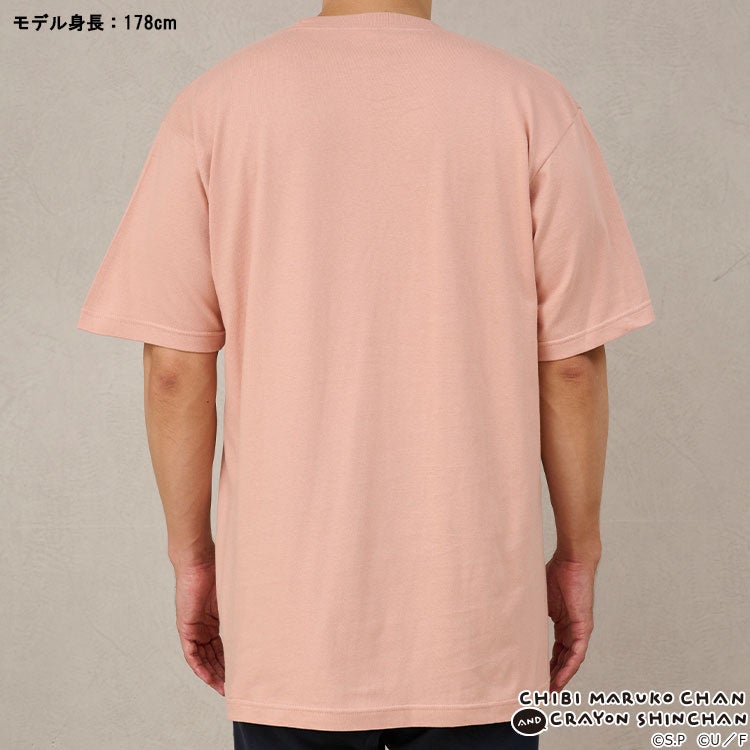 【ちびまる子ちゃん】ちびまる子ちゃん×クレヨンしんちゃん TシャツLサイズ （じゃ/PK）　キャラクター