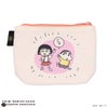 【ちびまる子ちゃん】ちびまる子ちゃん×クレヨンしんちゃん グッディポーチ（ダッ/PK）　小物入れ　化粧ポーチ