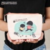 【ちびまる子ちゃん】ちびまる子ちゃん×クレヨンしんちゃん グッディポーチ（ダッ/PK）　小物入れ　化粧ポーチ