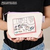 【ちびまる子ちゃん】ちびまる子ちゃん×クレヨンしんちゃん グッディポーチ（だれも見ない/PU　小物入れ　化粧ポーチ