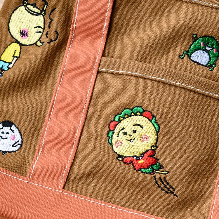 【コジコジ】millvalley a little bag【当店オリジナル】　バッグ　ハンドトートバッグ　刺繡バッグ　コラボ　millvalley　millvalleyバッグ　ミルバレー　ミルバレーバッグ