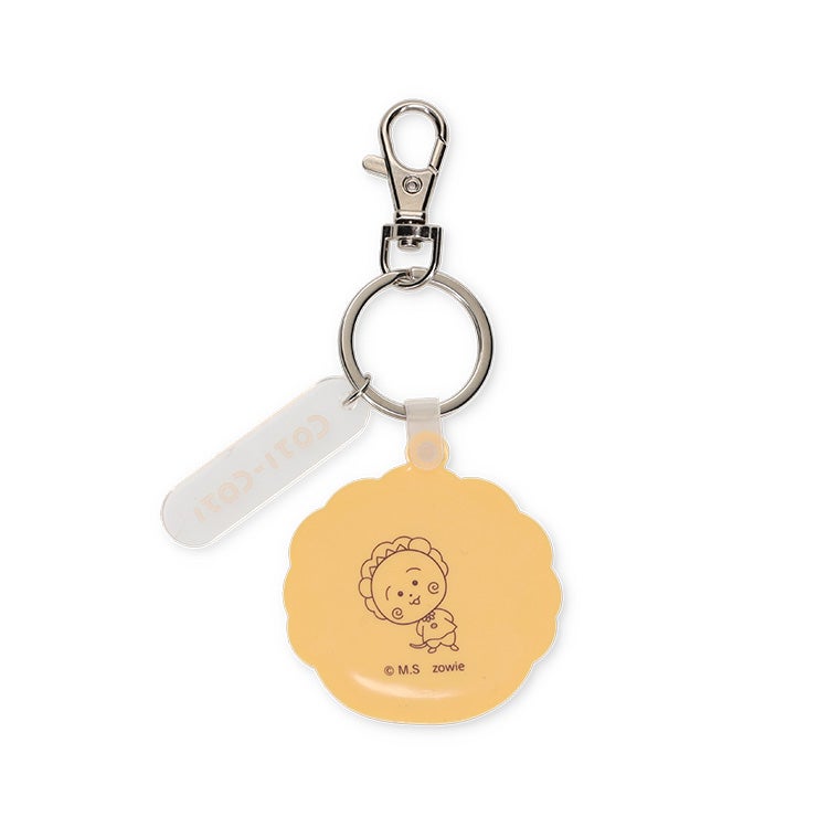 【コジコジ】ラバーキーホルダー（フェイス/OR）　雑貨　キーホルダー　アクリル　ラバー　キーチェーン