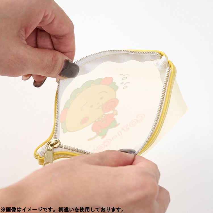 【コジコジ】メッシュポーチ S（OR）　小物入れ　雑貨　ポーチ　化粧ポーチ　シール入れ　メッシュ　キャラクター　グッズ