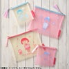 【ちびまる子ちゃん】メッシュポーチS（BL）　小物入れ　雑貨　ポーチ　化粧ポーチ　シール入れ　メッシュ　キャラクター　グッズ