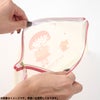 【ちびまる子ちゃん】メッシュポーチフラット（BL）　小物入れ　雑貨　ポーチ　化粧ポーチ　シール入れ　メッシュ　キャラクター　グッズ